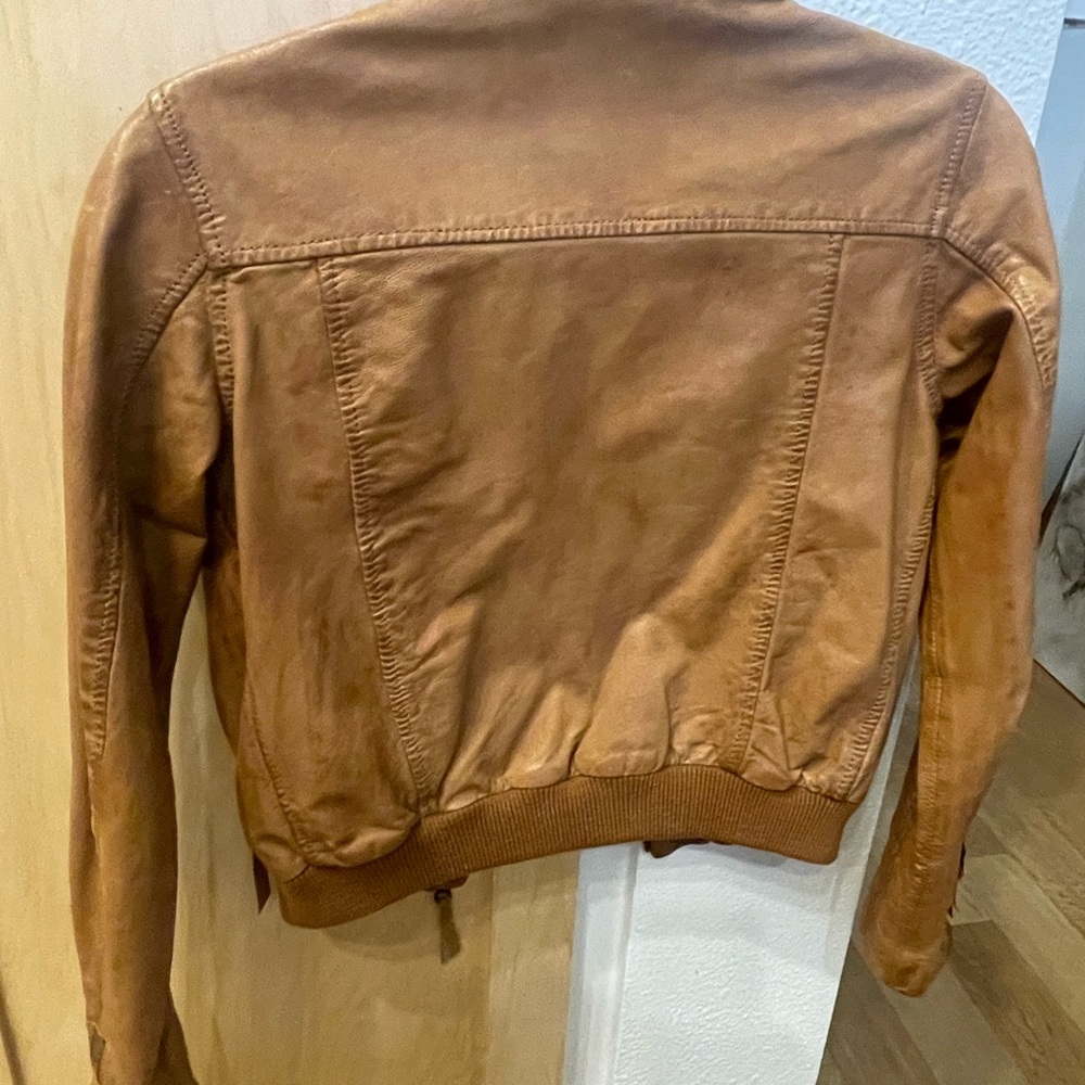 Leather members only jacket. Size xs - Picture 4 of 6